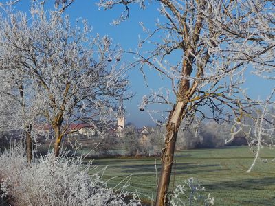 Hochhausen im Winter