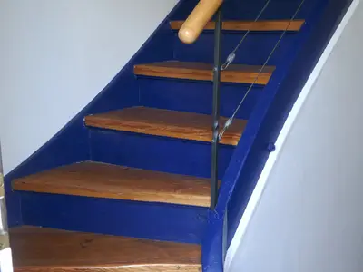 Treppe zum Obergeschoss