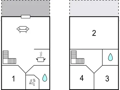 Ferienhaus für 8 Personen (90 m²) in Thale 1/10