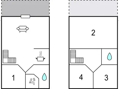 Ferienhaus für 8 Personen (90 m²) in Thale 1/10