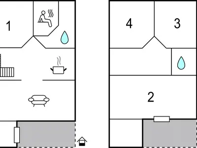 Ferienhaus für 8 Personen (90 m²) in Thale 1/10