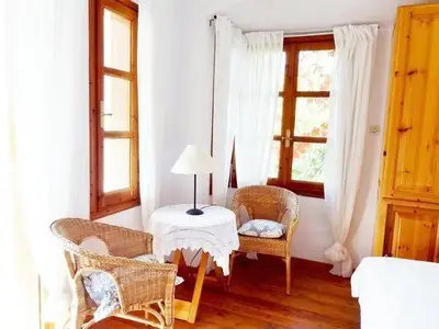 Sitzecke im Schlafzimmer