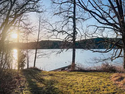 outside