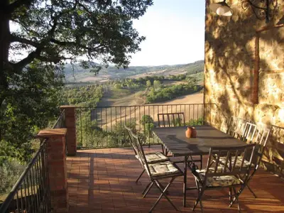Terrasse in Richtung Tal