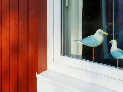 outside