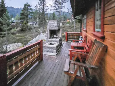 outside
