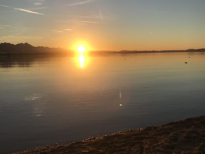 Sonnenuntergang am Chiemsee