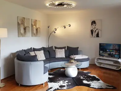 Wohnraum mit TV