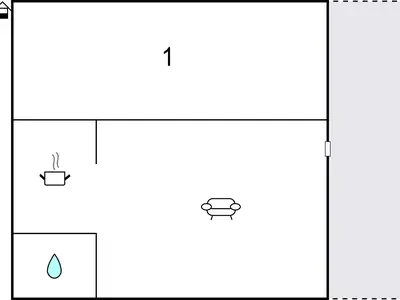 Ferienhaus für 4 Personen (32 m²) in Bellin 1/10