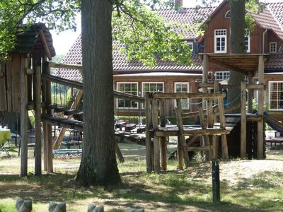 Spielplatz vor dem Ferienhaus