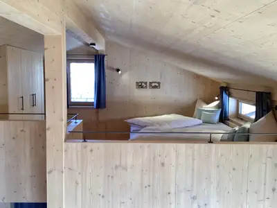 Schlafgalerie im Chalet Hollerhäusl