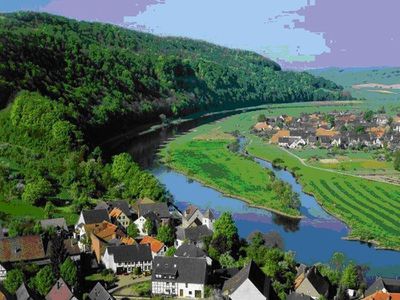 Ausflug an die Weser "wo die Weser einen großen Bogen macht"