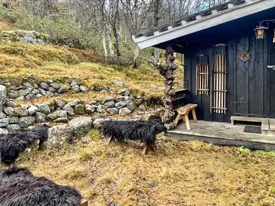 outside