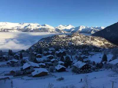 Winter - Blick von Terrasse/Balkon