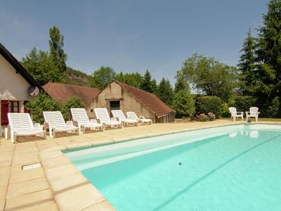 Schwimmbad des Ferienhauses