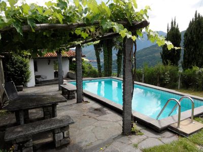 Pergola mit Pool