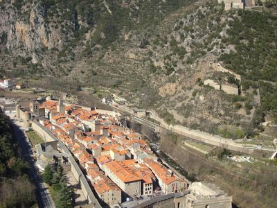 villefranche et le chateau