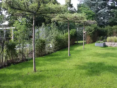 Cube House - Ferienhaus in Franken, privater Außenbereich