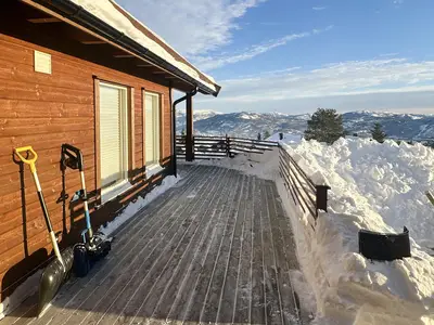 outside