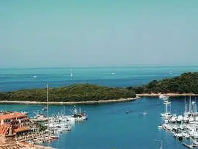 Phantastischer Blick von der Dachterrasse aufs Meer