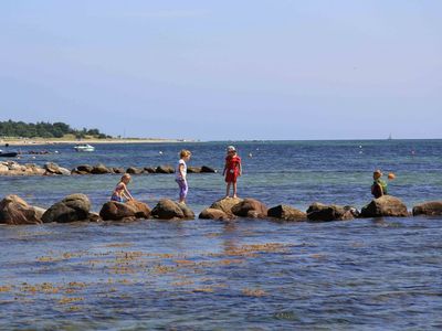 Buhnen am Strand vor Karlsminde