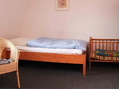 Reetdachkate Schlafzimmer 2
