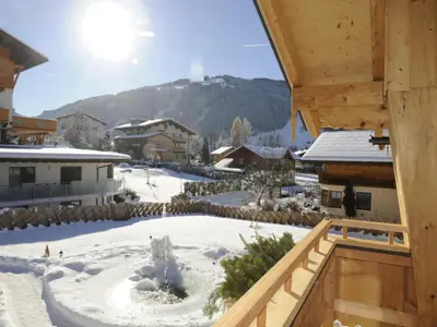 Aussicht vom Ferienhaus [Winter]