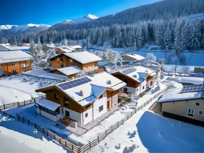 Außenseite Ferienhaus [Winter]
