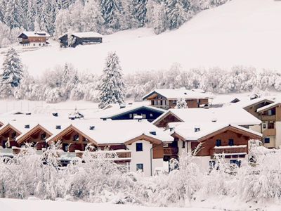 Außenseite Ferienhaus [Winter]