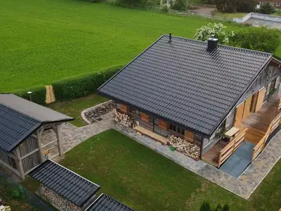Chalet von oben