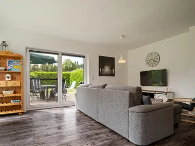 Ferienhaus VierSeen Walow - bequemes Sofa