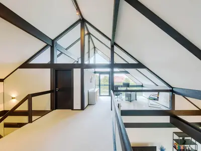 Ferienhaus HUF-Haus in Waren (Waren Müritz) Blick in den offenen Arbeitsbereich