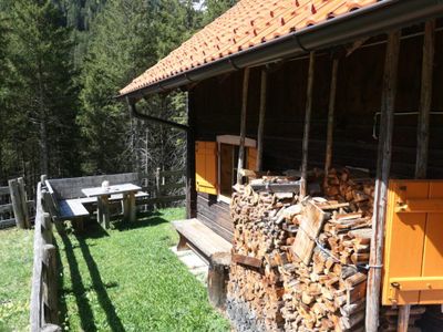Feuerholz Holzofen Zwergenwald Hütte Wattenberg