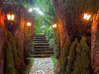 outside