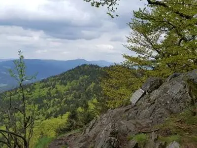 Gibacht m. Blick zum Ferienhaus