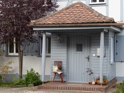 Eingangstür des Hauses