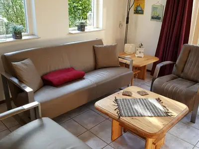 Hier lässt es sich gemütlich sitzen, schlafen und spielen.