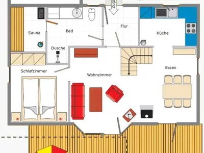 Ferienhaus für 6 Personen (90 m²) in Wendisch Rietz 4/10