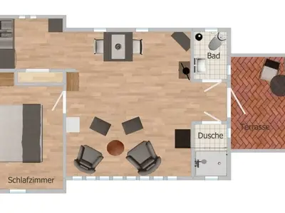 Ferienhaus für 2 Personen (32 m²) in Werdum 5/10
