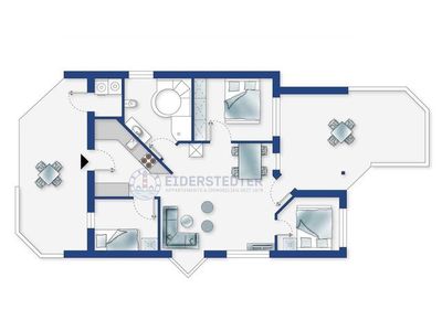 Ferienhaus für 5 Personen (71 m²) in Wesselburen 2/10