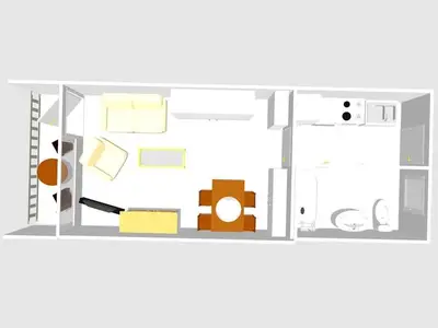 Ferienhaus für 2 Personen (29 m²) in Sylt-Ost 6/8