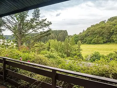 Blick vom Balkon