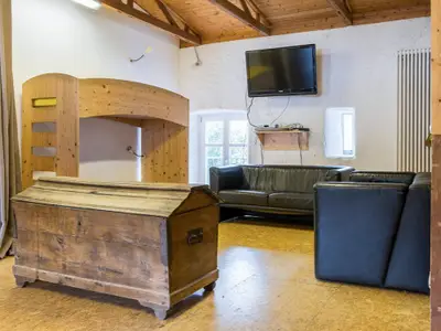 Heublume Wohnbereich mit Etagenbett