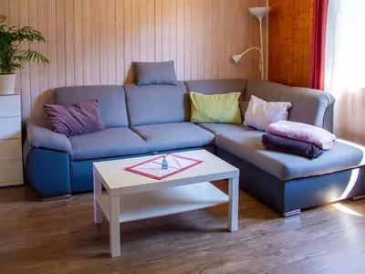 Wohnbereich mit Schlafcouch