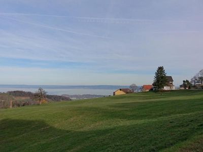 Aussicht auf den Bodensee (vom Zufahrtsweg Vogelherd aus)