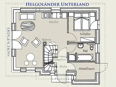 Der Deichhof - Helgoländer Unterland - Grundriss