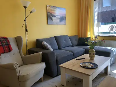 Wohnbereich mit Schlafsofa