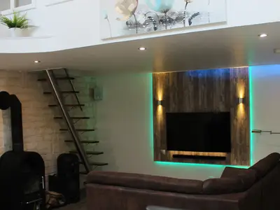 Aufgang zum Einzelzimmer