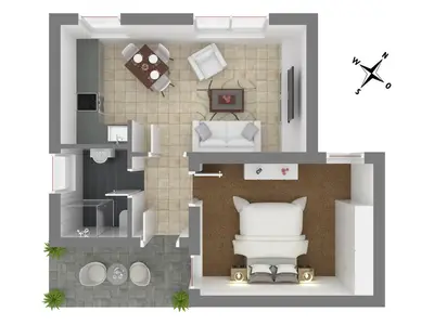 Ferienhaus für 2 Personen (46 m²) in Wustrow (Ostseebad) 6/10