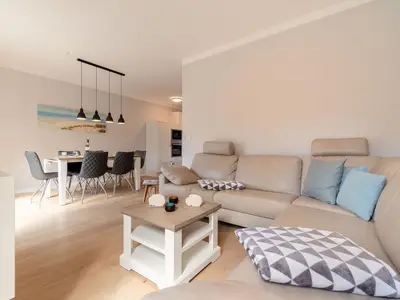 Die Wohnung ist mit einer BOSE-Soundanlage, einem Flachbild-TV und Gesellschaftsspielen ausgestattet.